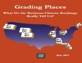 State Business Climate Rankings: No Policy Value