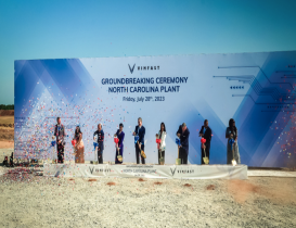 Vinfast Breaks Ground At North Carolina Electric Vehicle Facility