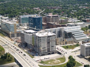 In development for over two decades, Grand Rapids Medical Mile now hosts over $2 billion in medical and life science investments. Photo: Spectrum Health
