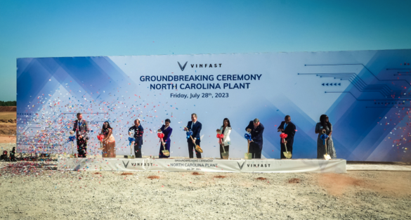 Vinfast Breaks Ground At North Carolina Electric Vehicle Facility