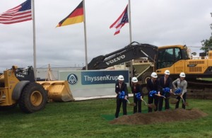 High-tech auto parts manufacturer ThyssenKrupp Bilstein of America Inc. breaks ground on multi-million expansion project in Hamilton, where the company will produce the latest shock absorber technology for its automaker customers. Photo: JobsOhio 