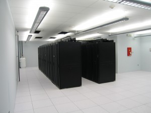 Racks in a data center build out. Photo: PTS Data Center Solutions Inc.