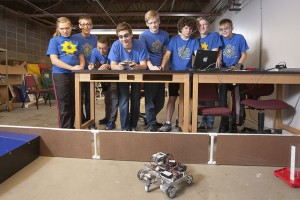 Members of the Clockworks Robotics Team at Kirksville Public Schools. Photo: K-REDI