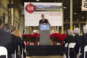 Montgomery Coca-Cola Bottling Company, a Division of Coca-Cola Bottling Company UNITED, recently announced a $35 million capital investment in Montgomery.