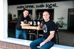 Co-owners Chris Brohawn and JT Merryweather of Realerevival Brewery, a microbrewery in Cambridge, Maryland.  Dochester County Economic Develolpment helped the co-owners secure a $200,000 rural development center loan to support renovations. Photos: Melissa Grimes-Guy Photography